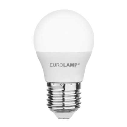 LED Лампа EUROLAMP G45-7W-E27-3000K, Eurolamp, LED-G45-07273(P)