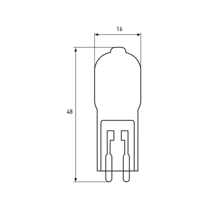 LED Лампа капсульна EUROLAMP пластик G9-3W-4000K, Eurolamp, LED-G9-0340(220)