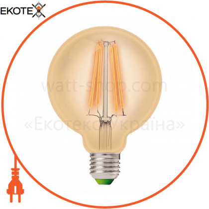 EUROLAMP LED Лампа філамент G95 12W E27 2700K (deco) (50)