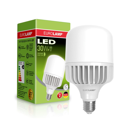 LED Лампа високопотужна EUROLAMP 30W-E27-4000K, Eurolamp, LED-HP-30274