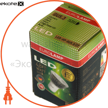 Eurolamp LED-HP-GU5.3/27 led лампа mr16 4.8w gu5.3 2700k