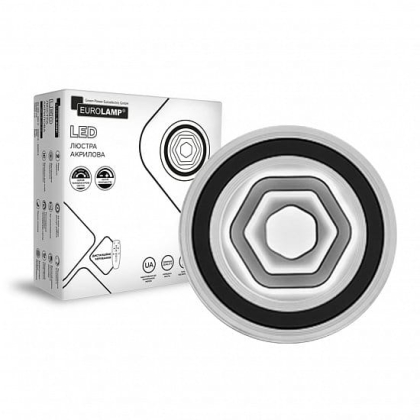 Люстра світлодіодна EUROLAMP LED акрилова кругла A32 180W 3000-6500K, Eurolamp, LED-LR-180-A32
