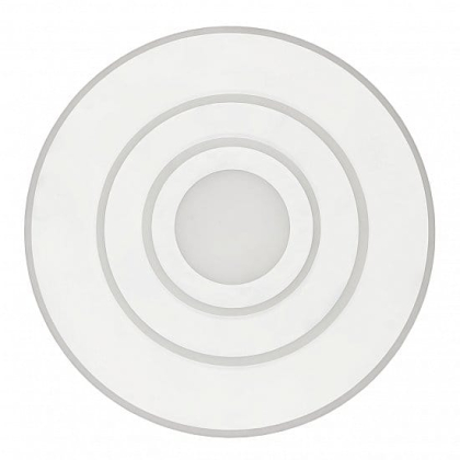 Люстра світлодіодна EUROLAMP LED акрилова кругла T2 75W 3000-6500K біла, Eurolamp, LED-LR-75-T2