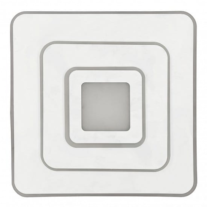 Люстра світлодіодна EUROLAMP LED акрилова квадратна T1 75W 3000-6500K біла, Eurolamp, LED-LS-75-T1