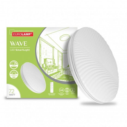 Світлодіодний EUROLAMP LED Світильник SMART LIGHT 72W Wave N38 3000-6500K, Eurolamp, LED-MSL-72W-N38