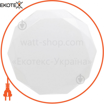 EUROLAMP LED Світильник накладний матовий фігурний DIAMOND 24W 3000K (5), Eurolamp, LED-NLP-24/3(F)
