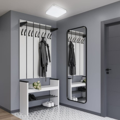 Світлодіодний LED Світильник EUROLAMP квадратний накладний 18W 4000K, Eurolamp, LED-NLS-18/4(F)new