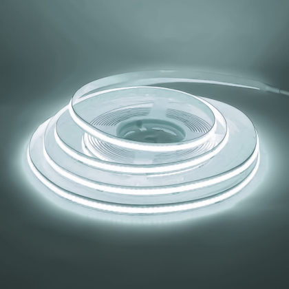 LED Стрічка COB EUROLAMP 320 діодів-5м-24V-4000K, Eurolamp, LED/ROLL-5m/4000K(320)