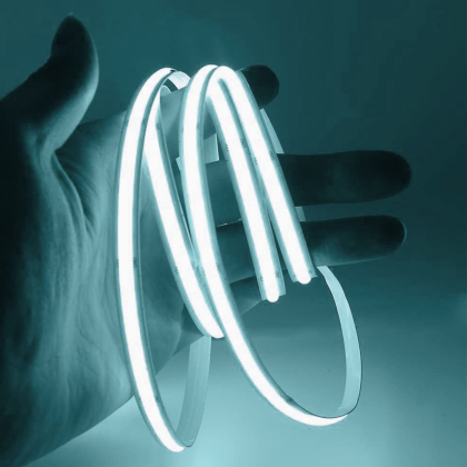LED Стрічка COB EUROLAMP 320 діодів-5м-24V-6500K, Eurolamp, LED/ROLL-5m/6500K(320)