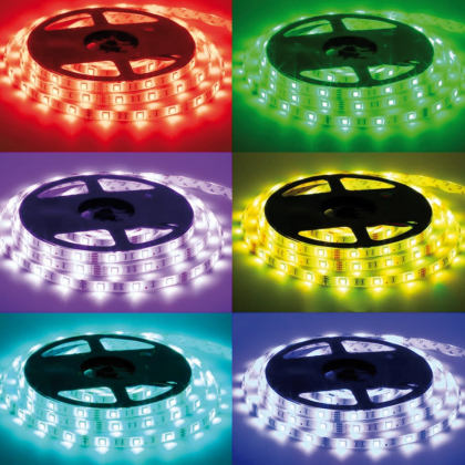 Готовий набір LED Стрічка EUROLAMP RGB-2*5м-12V, Eurolamp, LED/SET-10M/RGB