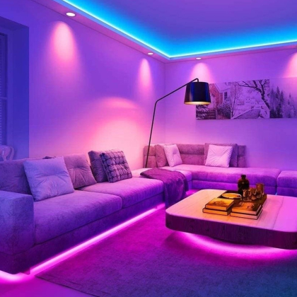 Готовий набір LED Стрічка EUROLAMP RGB-2*5м-12V, Eurolamp, LED/SET-10M/RGB