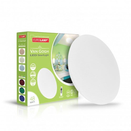 LED Світильник з пультом керування Van Gogh RGB 48W-3000-6500K EUROLAMP, Eurolamp, LED-SL-48W-N17(RGB)