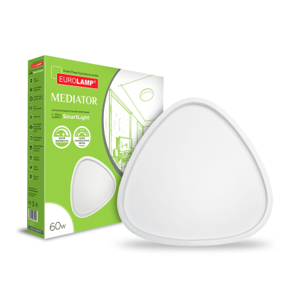 LED Світильник з пультом керування Mediator 60W-3000-6500K EUROLAMP, Eurolamp, LED-SL-60W-T40