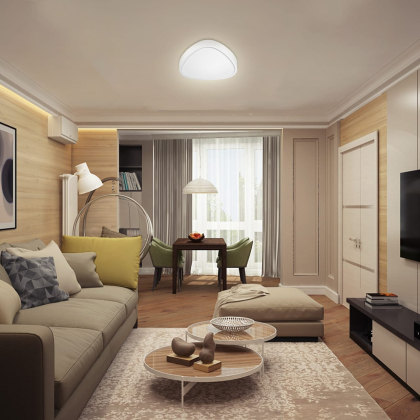 LED Світильник з пультом керування Mediator 60W-3000-6500K EUROLAMP, Eurolamp, LED-SL-60W-T40
