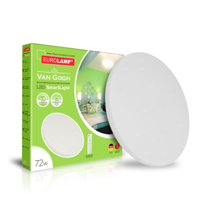 LED Світильник EUROLAMP з пультом керування Van Gogh 72W 3000-6500K, Eurolamp, LED-SL-72W-N17(deco)