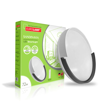 LED Світильник EUROLAMP з пультом керування Sandinavia T29 72W 3000K-6500K, Eurolamp, LED-SL-72W-T29