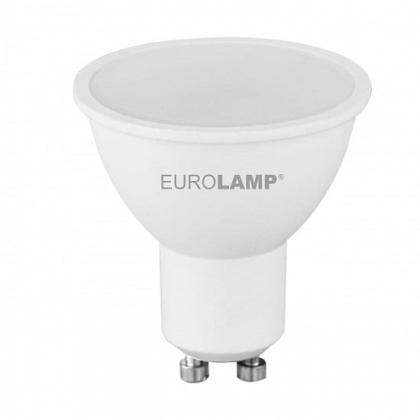 LED Лампа точкова EUROLAMP MR16-5W-GU10-4000K, Eurolamp, LED-SMD-05104(P)