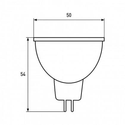 LED Лампа точкова EUROLAMP MR16-7W-GU5.3-4000K, Eurolamp, LED-SMD-07534(P)