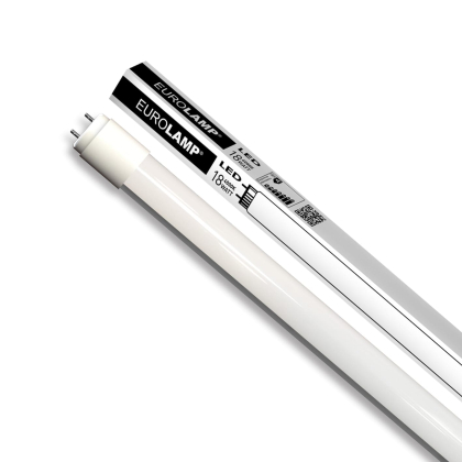 LED Лампа лінійна T8 скло EUROLAMP 18W 4000K, Eurolamp, LED-T8-18W/4000(скло)