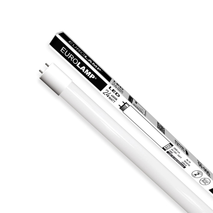 LED Лампа лінійна Т8 скло EUROLAMP 24W-4000K, Eurolamp, LED-T8-24W/4000(скло)