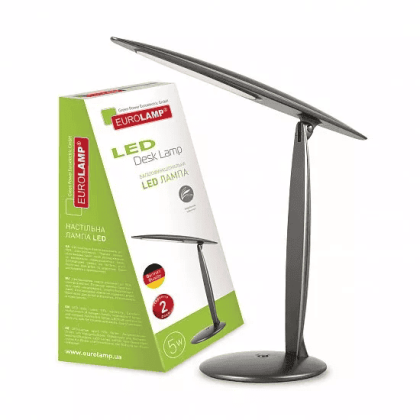 EUROLAMP LED Світильник настільний 5W 5000K сріблястий, Eurolamp, LED-TL-5W(silver)