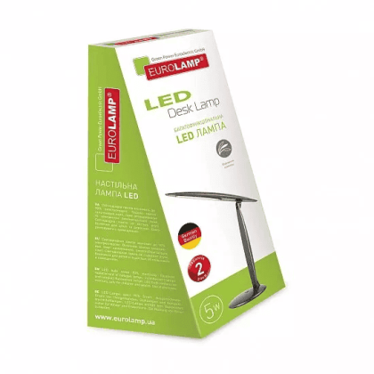 EUROLAMP LED Світильник настільний 5W 5000K сріблястий, Eurolamp, LED-TL-5W(silver)