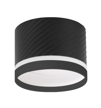 EUROLAMP LED Світильник точковий для ламп GX53 чорний N1, Eurolamp, LH-LED-GX53(black)N1