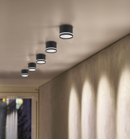 EUROLAMP LED Світильник точковий для ламп GX53 чорний N1, Eurolamp, LH-LED-GX53(black)N1