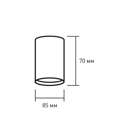 EUROLAMP LED Світильник точковий для ламп GX53 чорний N3, Eurolamp, LH-LED-GX53(black)N3
