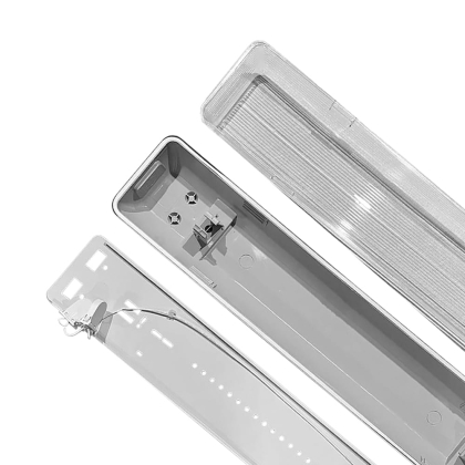 EUROLAMP Світильник для ламп LED T8x2 (0.6m), Eurolamp, LH2-LED-T8(0.6)