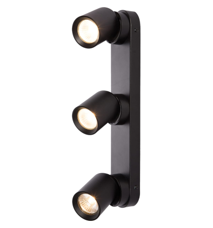 EUROLAMP Світильник спот для ламп 3*30Вт GU10 чорний, Eurolamp, LH3-LED-GU10(black)new