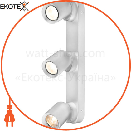 EUROLAMP LED Світильник спот для ламп 3*30Вт GU10 білий