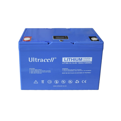 Ultracell LiFePO4 Акумулятор літій-залізо-фосфатний 12.8V 100Ah Grade A DISPLAY, Ultracell, LIT100-12-DISPLAY