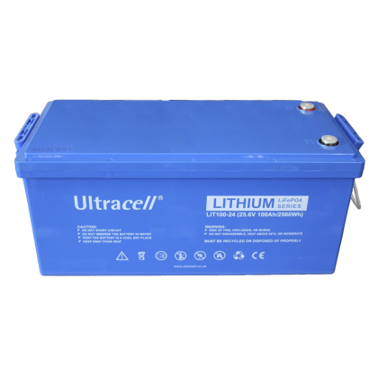 Ultracell LiFePO4 Акумулятор літій-залізо-фосфатний 25.6V 100Ah Grade A STANDARD, Ultracell, LIT100-24-STANDARD