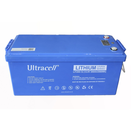 Ultracell LiFePO4 Акумулятор літій-залізо-фосфатний 12.8V 200Ah Grade A DISPLAY, Ultracell, LIT200-12-DISPLAY