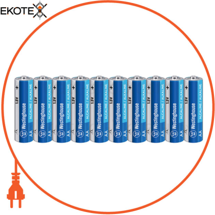 Лужна батарейка Westinghouse Standard Alkaline AA/LR6  10шт/уп shrink