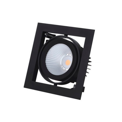 Світильник вбудований MAXUS ASSISTANCE GRILLE PRO 1x30W 3500K 38* GRAY, Maxus, M2350130323