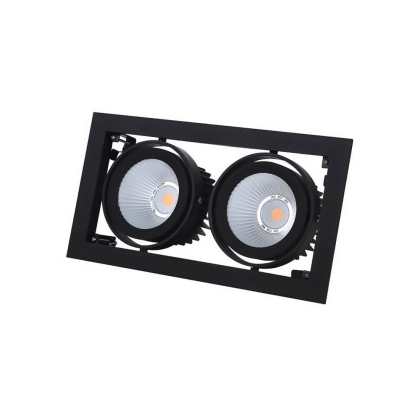 Світильник вбудований MAXUS ASSISTANCE GRILLE PRO 2x30W 3500K 38* GRAY, Maxus, M2350260323