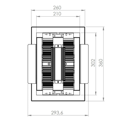 Вбудований світильник Maxus assistance Combee Petrol Proof 100W 5000K 90* GRAY, Maxus, MACPP-100W-750-BA90-GR