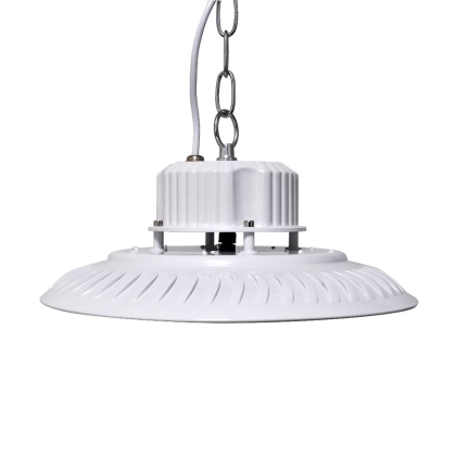 Підвісний промисловий світлодіодний світильник MAXUS ASSISTANCE HIGHBAY BASIC 100W 80Ra 5000K IP65 WH 01, Maxus, MAHB-100-850-BSC-D300-BA090-IP65