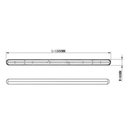 Лінійний світильник Maxus assistance LINE BASIC PL 15-505 IP65 Gray, Maxus, MALN-BSCPL-15-505-GR