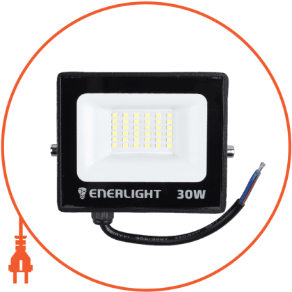 Прожектор ENERLIGHT MANGUST 30Вт 6500K, Enerlight, MANGUST30SMD80С
