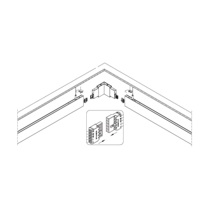 Світильник лінійний Maxus assistance Line Slim Pro 30W 80Ra 4000 900mm 140B UpDown IP20 Black linkable, Maxus, MASL-30-84-09UDCL-BL