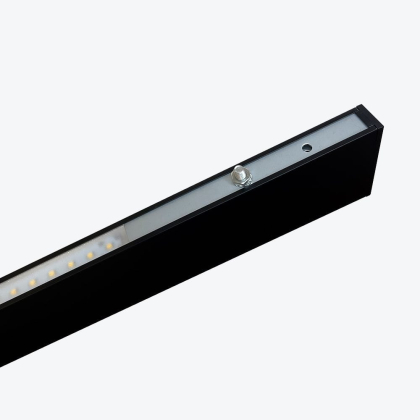 Світильник лінійний Maxus assistance Line Slim Pro 40W 80Ra 3000K 1200mm PJ140B UpDown IP20 Black linkable, Maxus, MASL-40-83-12UDWL-BL