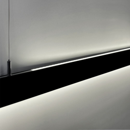 Світильник лінійний Maxus assistance Line Slim Pro 40W 80Ra 4000 1500mm 140B UpDown IP20 Black, Maxus, MASL-40-84-15UDC-BL