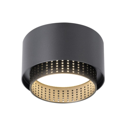 Світильник точковий накладний-врізний без лампи MAXUS Design Downlight Base GX53 Black 2in1, Maxus, MAX-D-GX53-BL