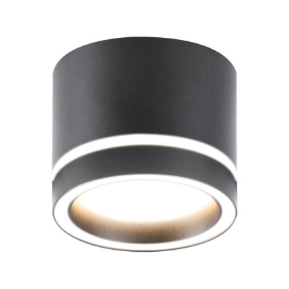 Світильник точковий накладний-врізний без лампи MAXUS L Downlight Base GX53 Black 2in1, Maxus, MAX-L-GX53-BL