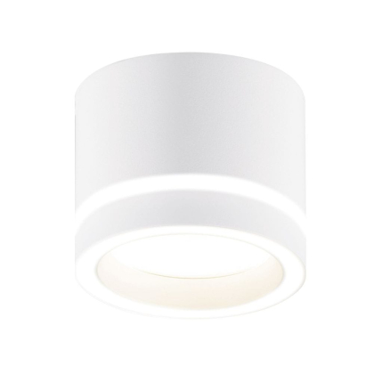 Світильник точковий накладний-врізний без лампи MAXUS L Downlight Base GX53 White 2in1, Maxus, MAX-L-GX53-WH