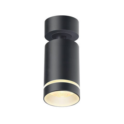 Світильник точковий накладний поворотний без лампи MAX-SD-GU10-BL MAXUS Surface Downlight Base MR16 GU10 Black, Maxus, MAX-SD-GU10-BL