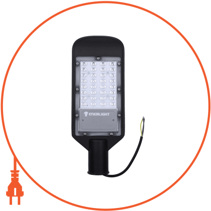 Світильник вуличний ENERLIGHT MISTRAL 30Вт 6500K, Enerlight, MISTRAL30SMD100C